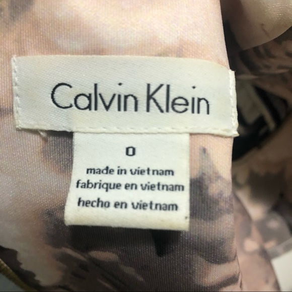 Calvin Klein Floral Scuba Sheath Dress - Picture 4 of 8
